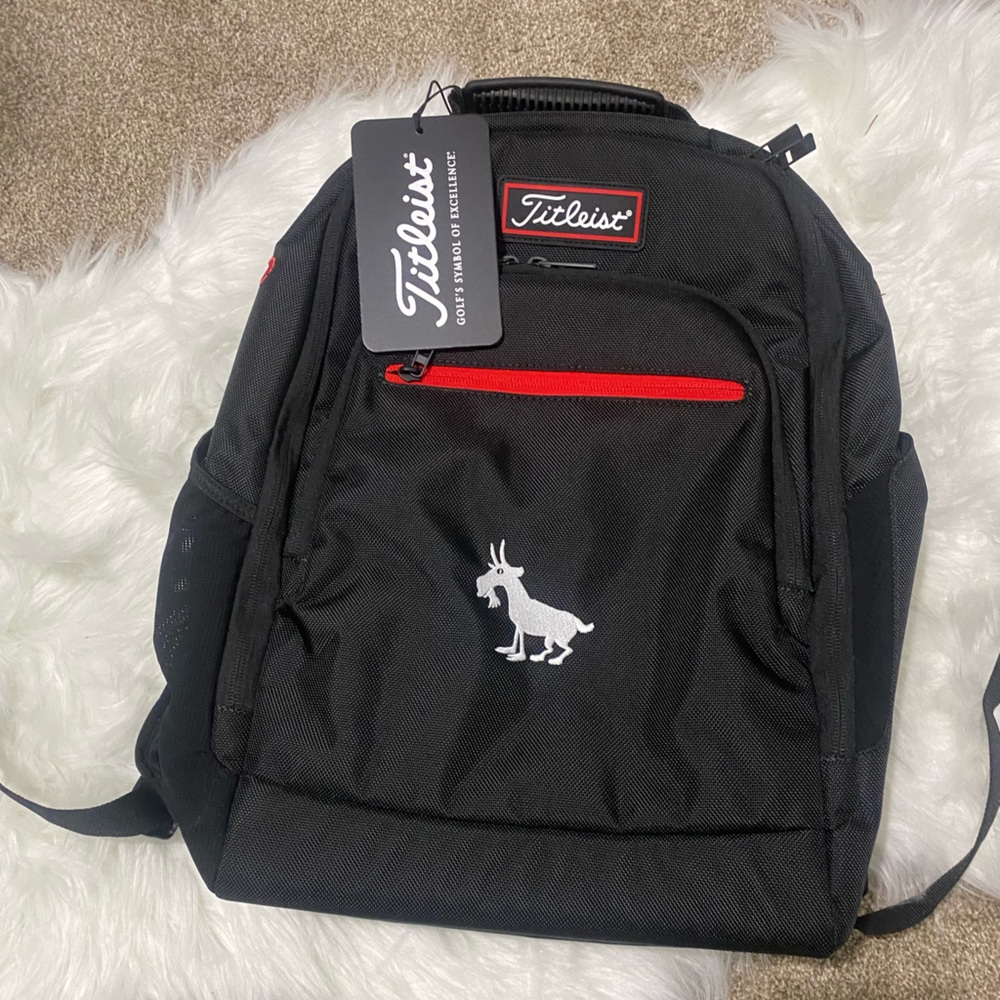 Titleist Black and Red Backpack